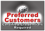 Preferred Customer Login